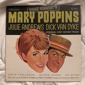Walt Disney's Mary Poppins Original Cast Soundtrack LP